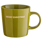 GOOD VIBES Tasse Merry Christmas - Porzellan - Grün