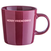 GOOD VIBES Tasse Merry Friendsmas - Porzellan - Lila