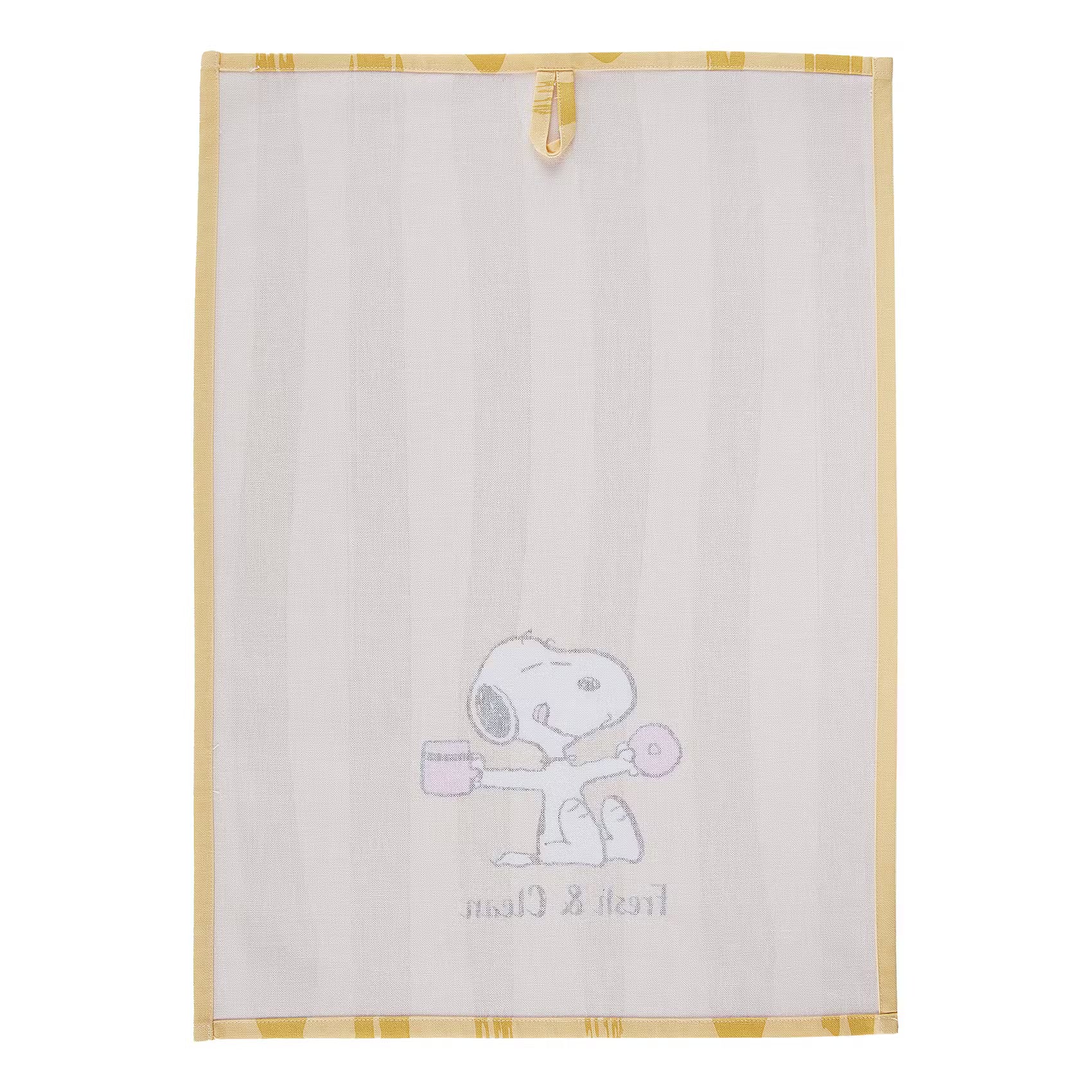 PEANUTS Geschirrtuch Fresh & Clean - Baumwolle - Gelb