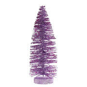X-MAS Glitter Deko-Tanne - Nylon/Glitzer - Lila