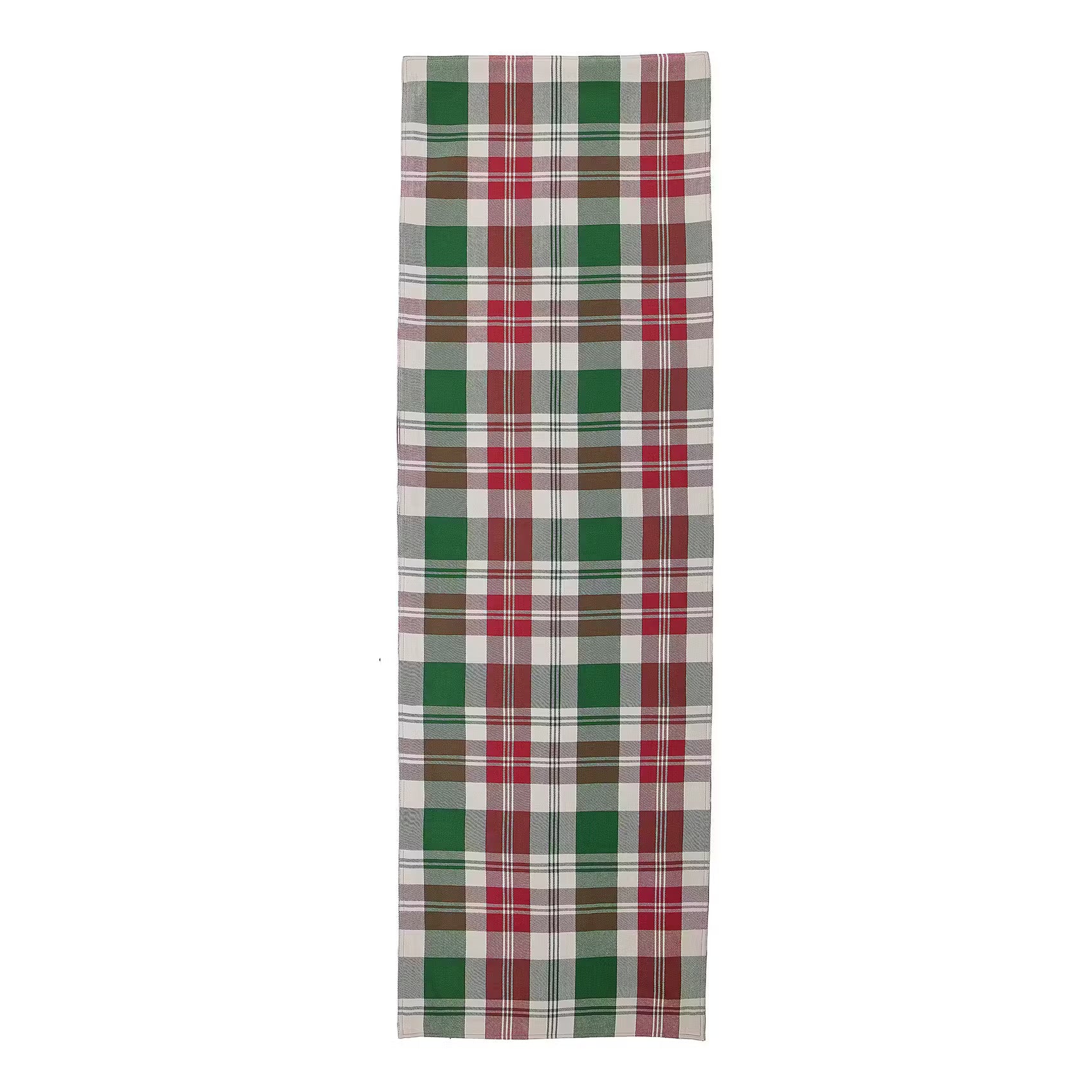 HIGHLANDS Tischläufer - Baumwolle/Polyester - Rot/Grün