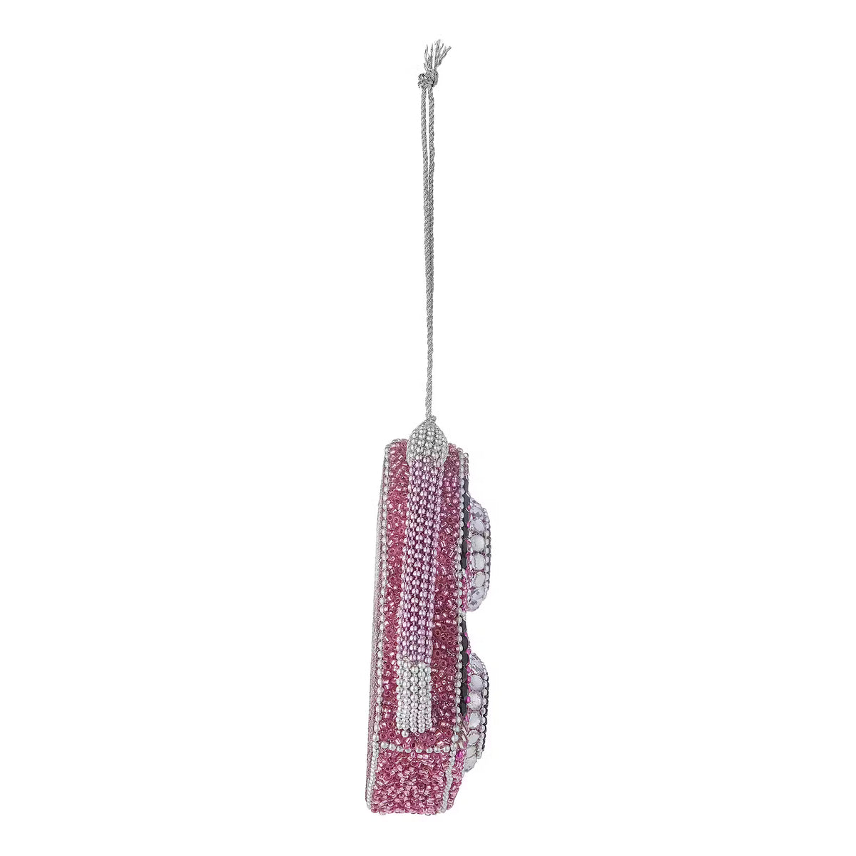 HANG ON Baumanhänger Perlen Radio - Kunststoff/Glasperlen/Eisen - Pink
