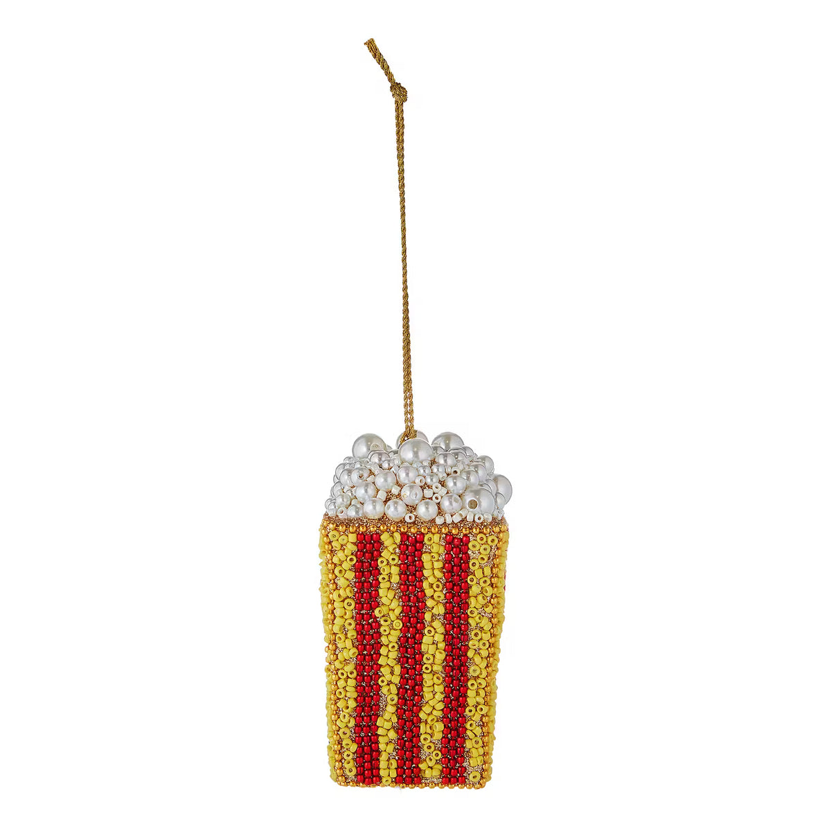 HANG ON Baumanhänger Perlen Popcorn - Kunststoff/Glasperlen/Eisen - Gelb