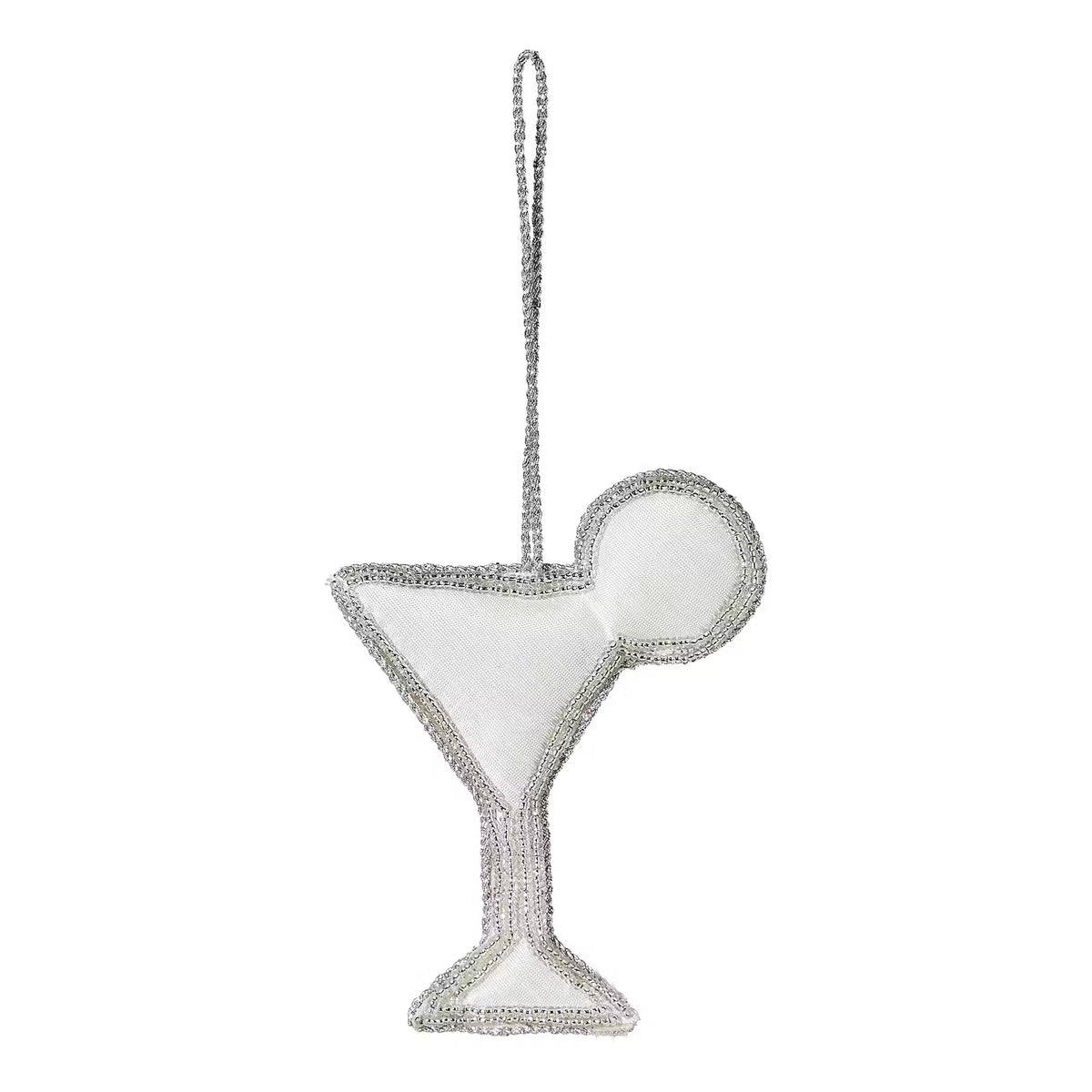HANG ON Baumanhänger Pailetten Martini - Glasperlen/Acrylperlen,  Pailletten/Stoff/Schaumstoff - Pink