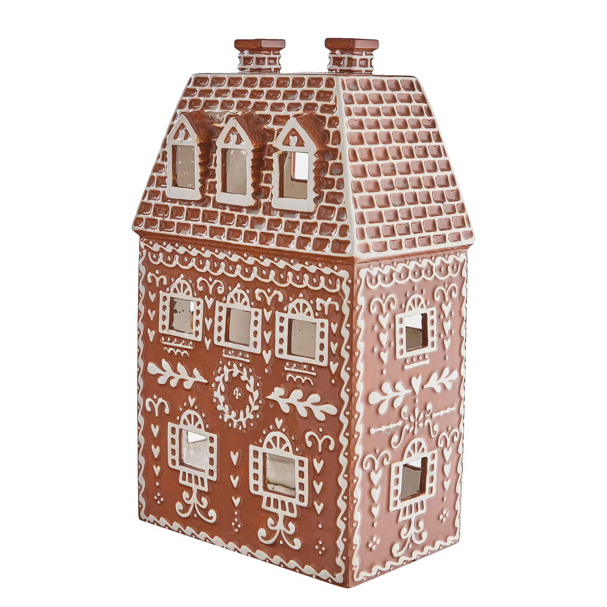 GINGERBREAD Lebkuchenhaus - Steinzeug - Braun