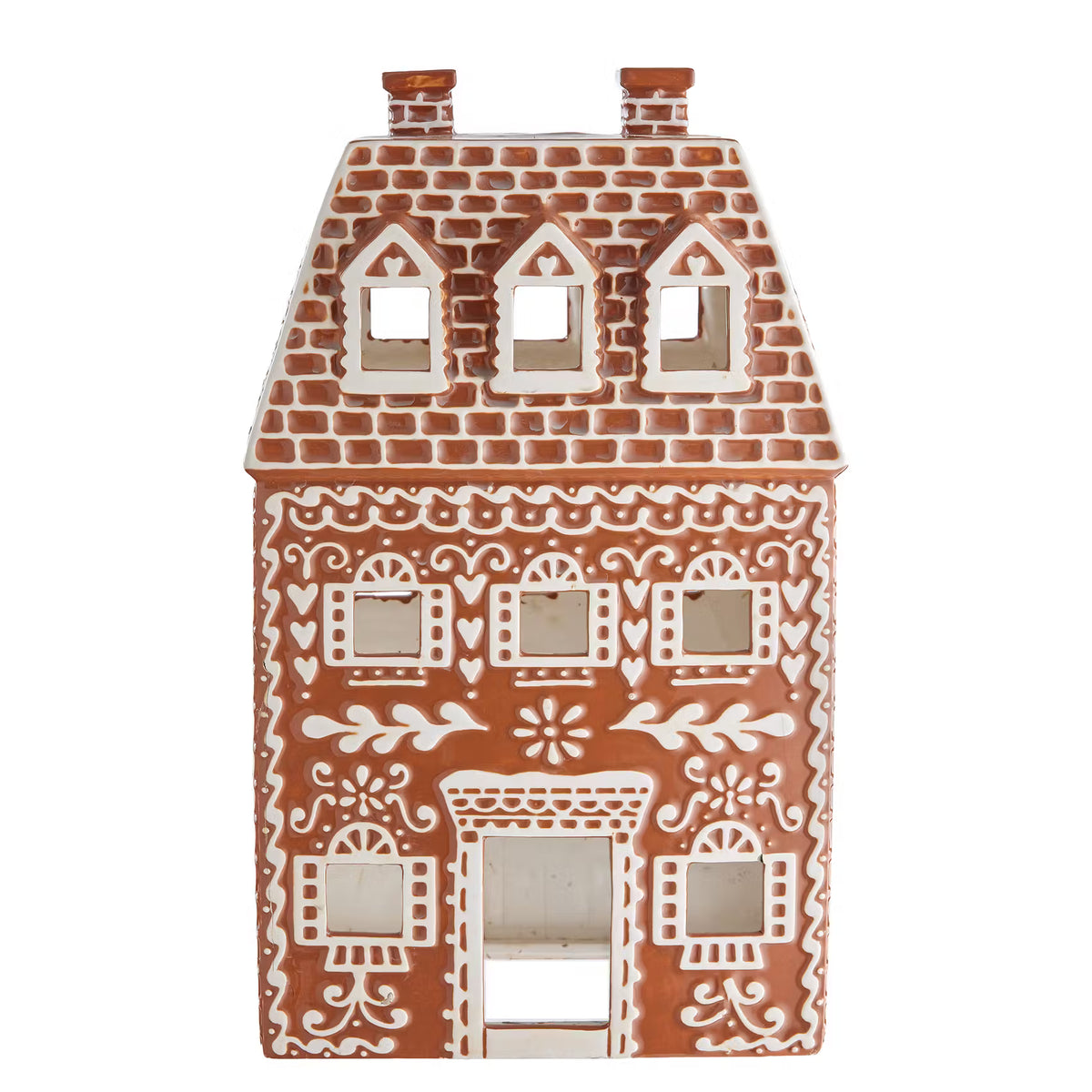 GINGERBREAD Lebkuchenhaus - Steinzeug - Braun