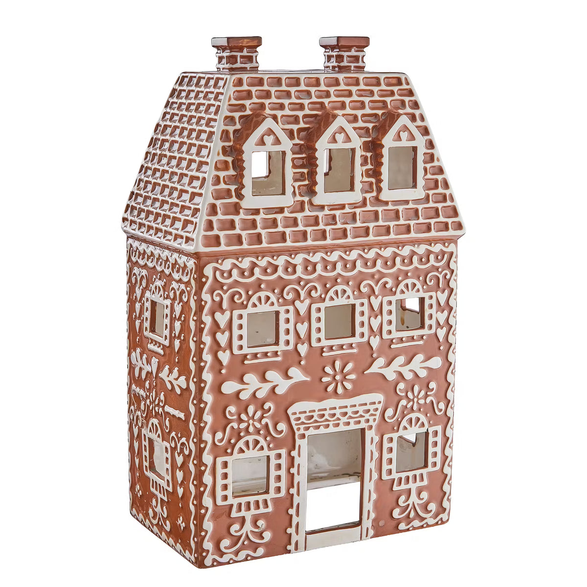 GINGERBREAD Lebkuchenhaus - Steinzeug - Braun