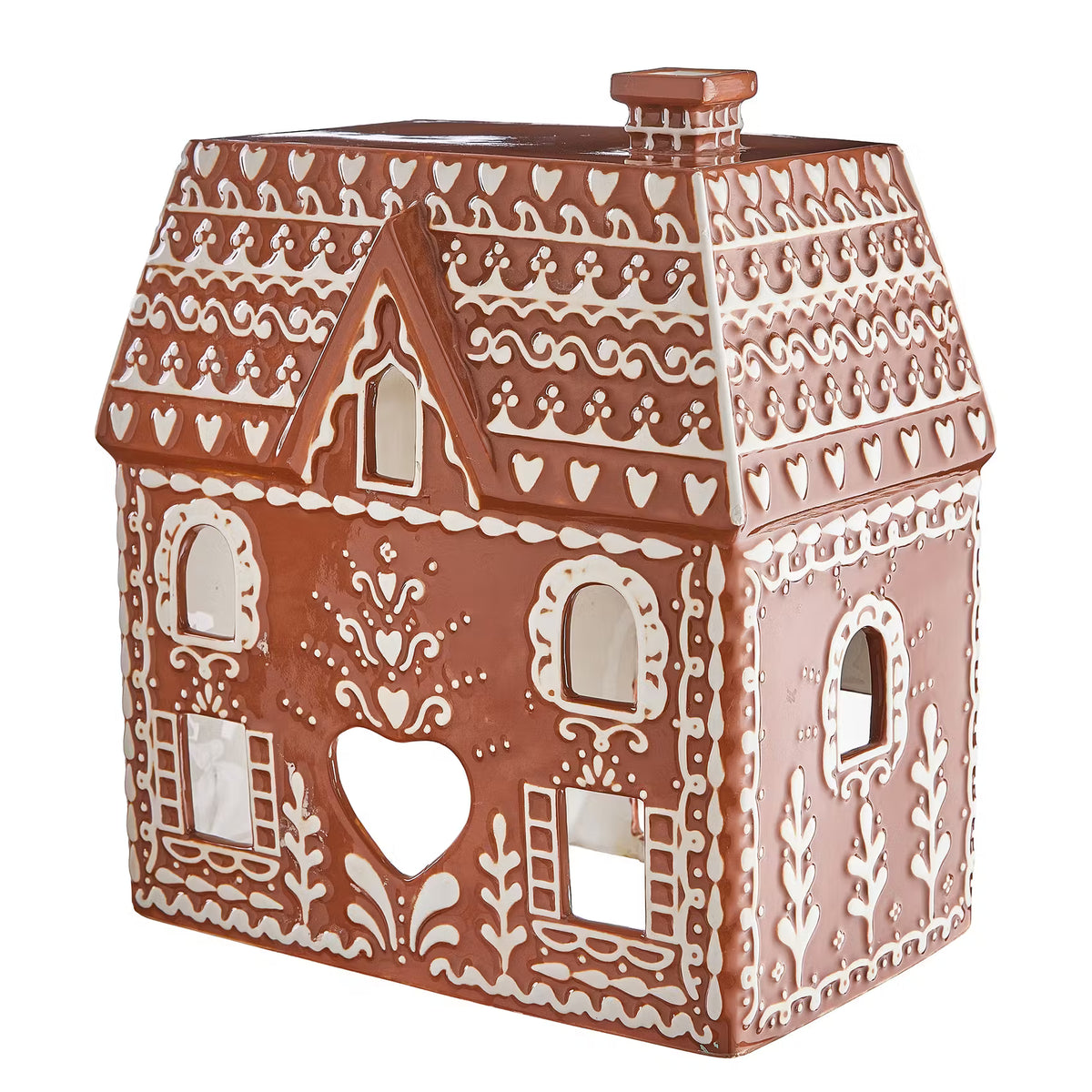 GINGERBREAD Lebkuchenhaus - Steinzeug - Braun
