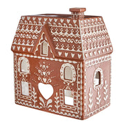 GINGERBREAD Lebkuchenhaus - Steinzeug - Braun
