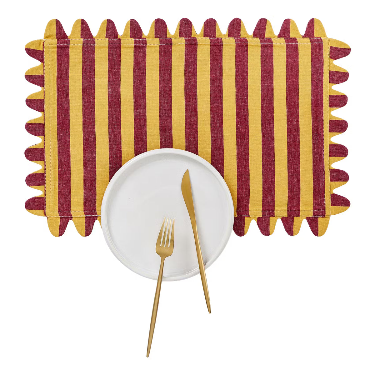 VEGAS STRIP Tischset - Baumwolle - Gold