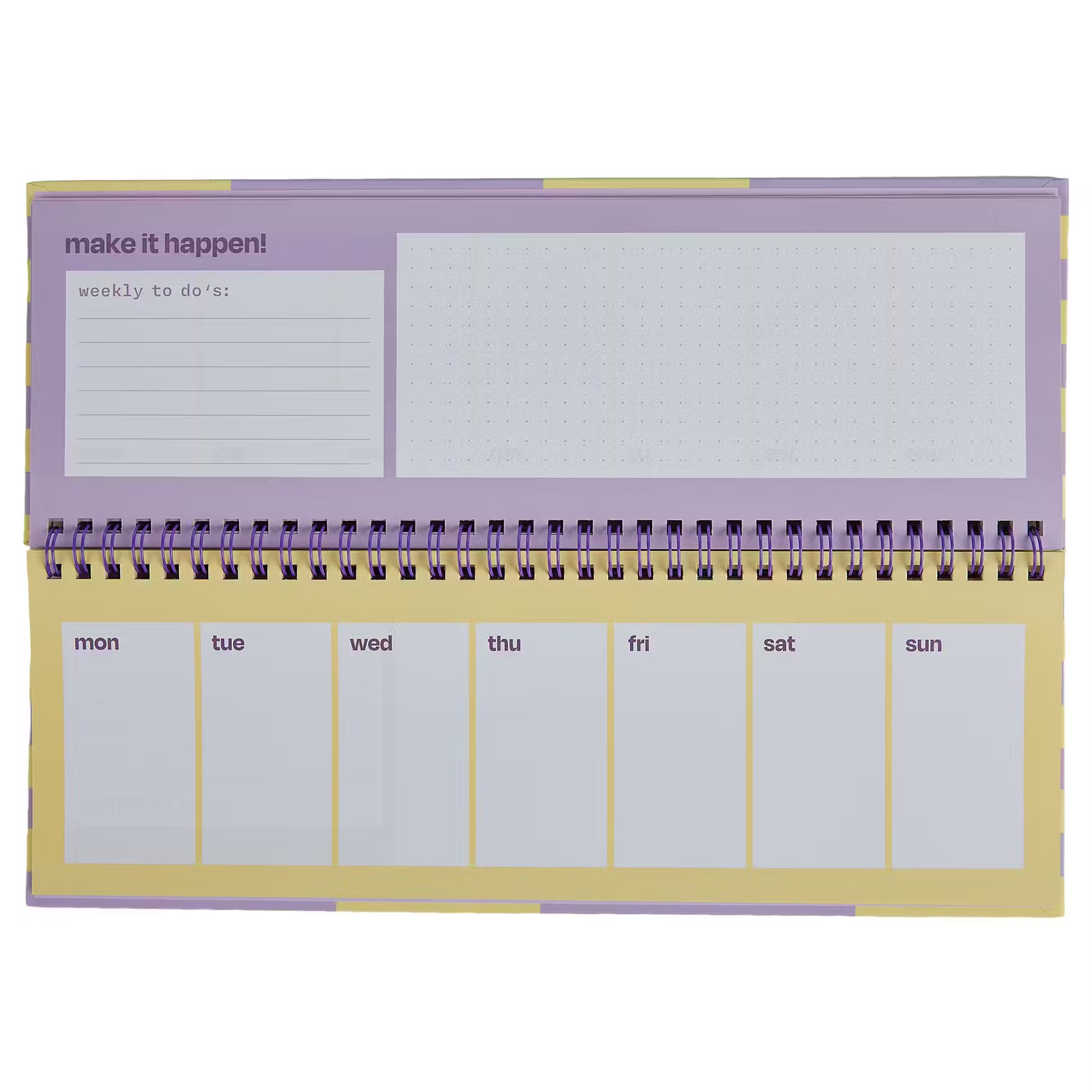 EVERYDAY Wochenplaner Good Days - Papier - Gelb