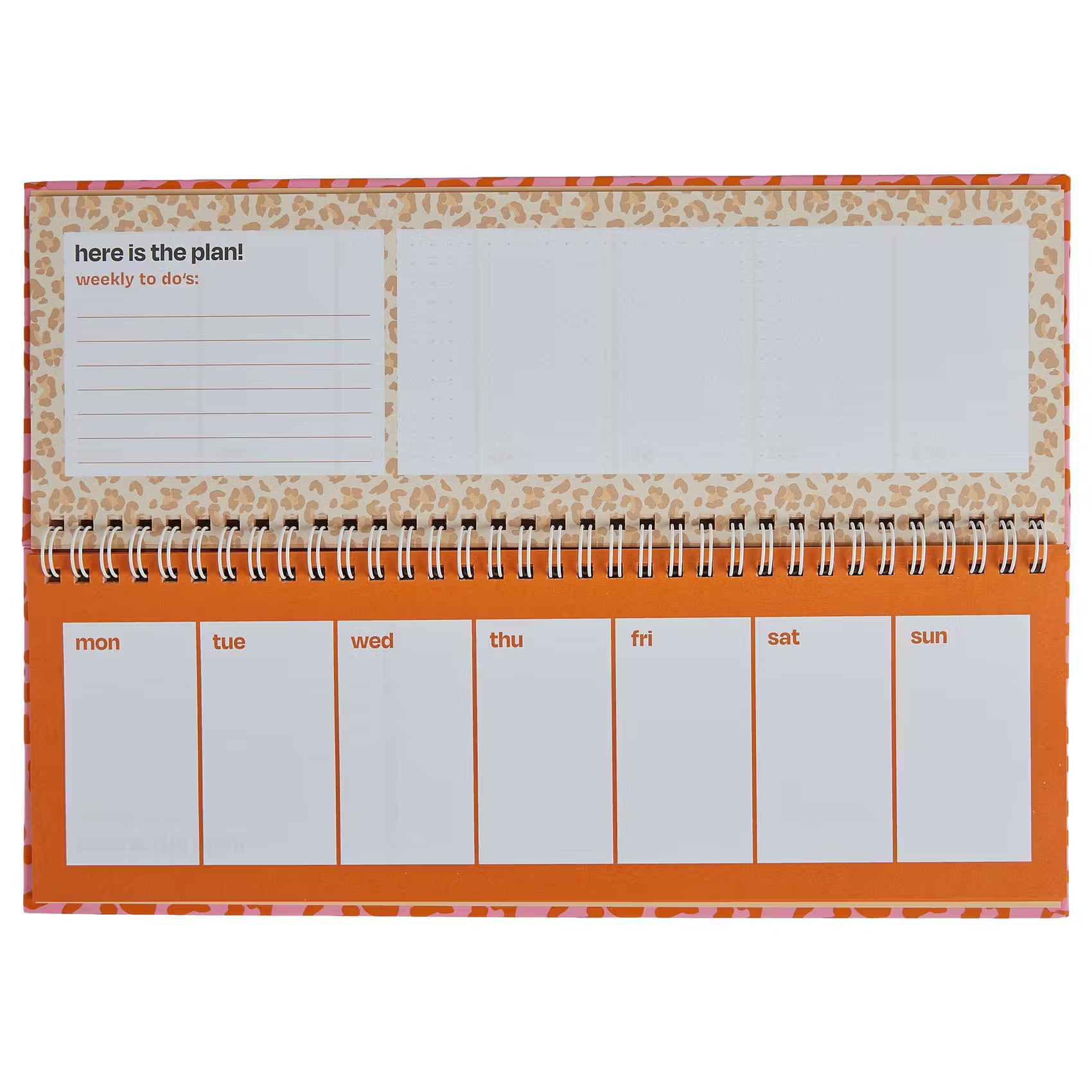 EVERYDAY Wochenplaner much to do - Papier - Pink