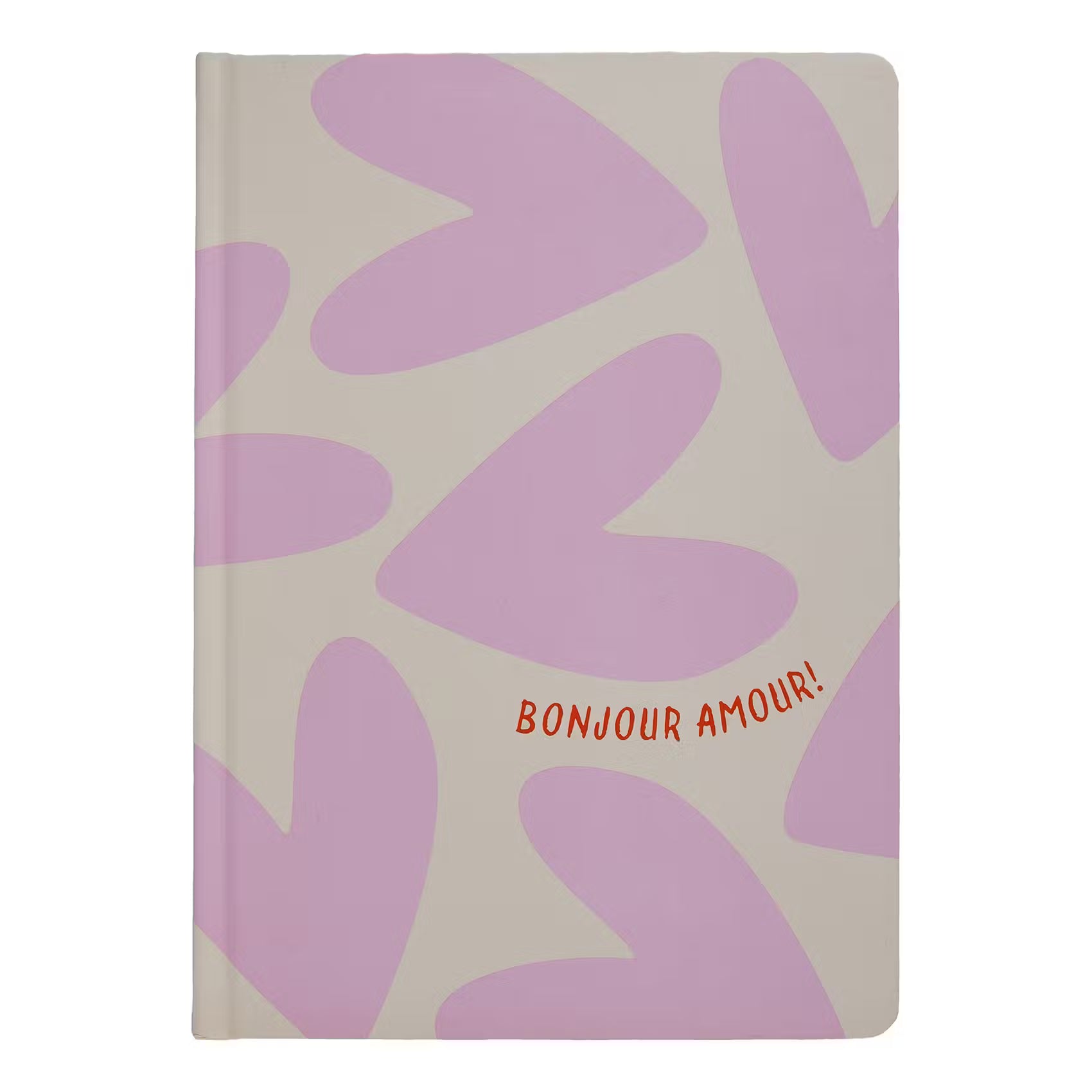 EVERYDAY Notizbuch DINA 5 Bonjour Amour! - Papier - Lila