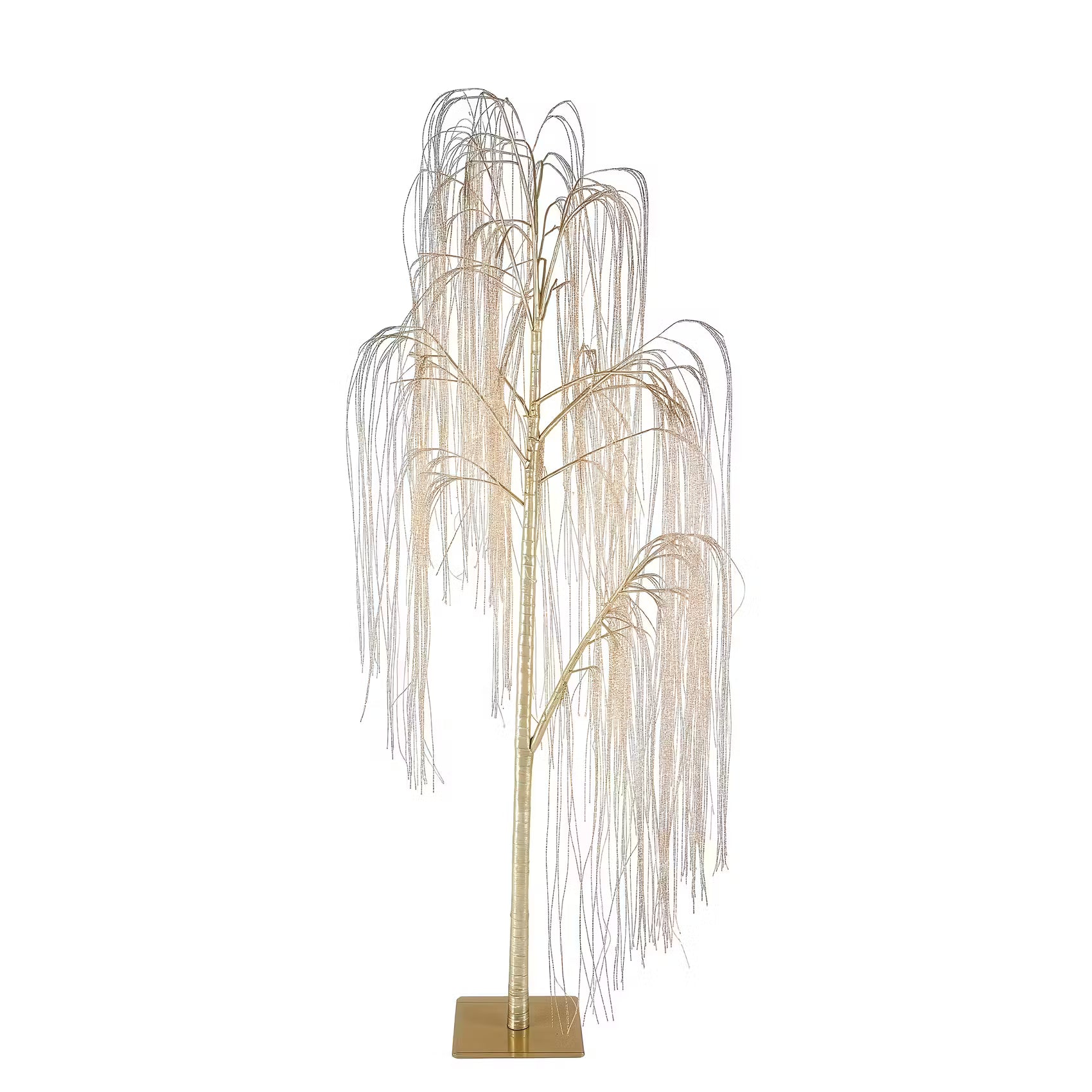 WILLOW TREE LED Deko-Baum - Eisen/Kupfer/PVC - Gold