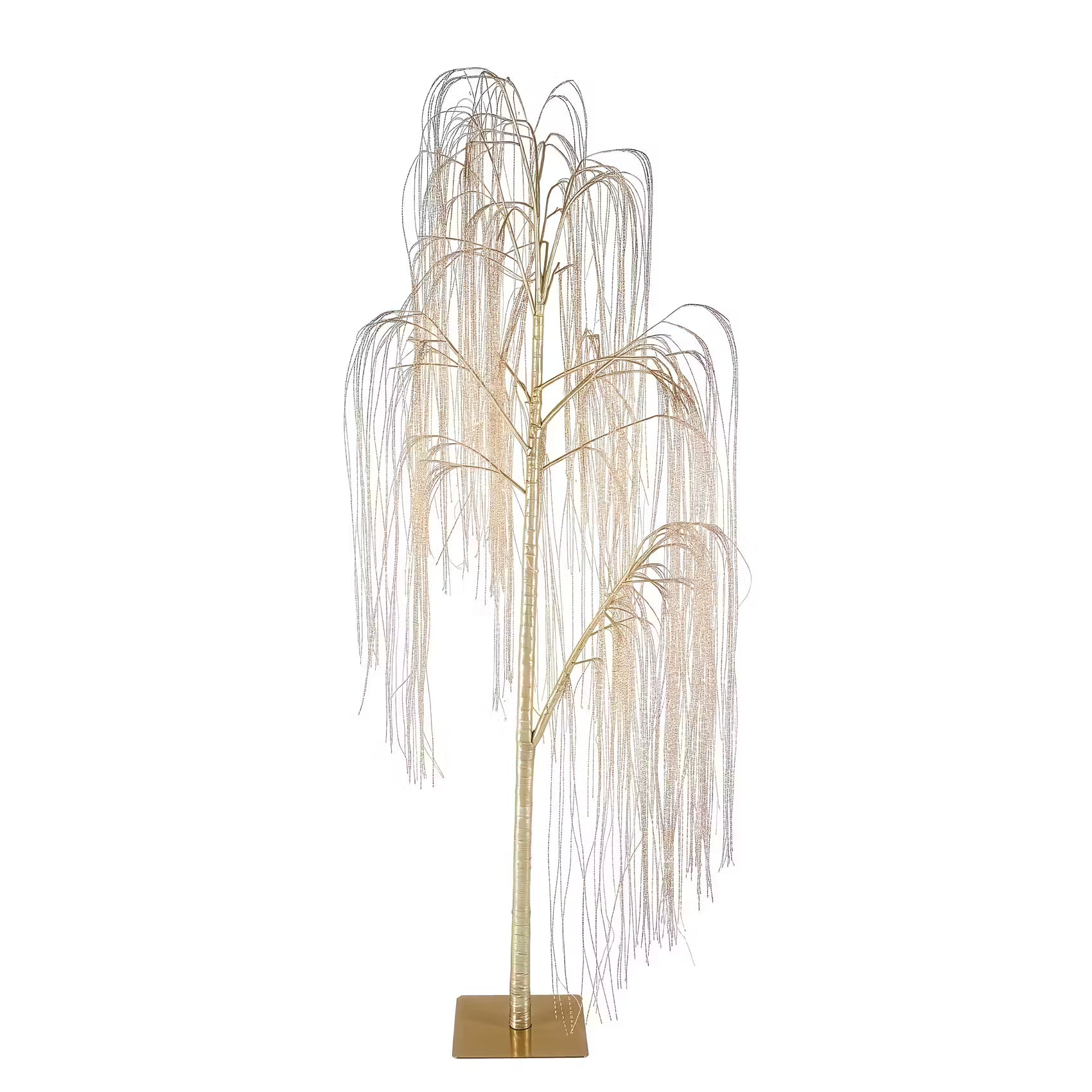 WILLOW TREE LED Deko-Baum - Eisen/Kupfer/PVC - Gold