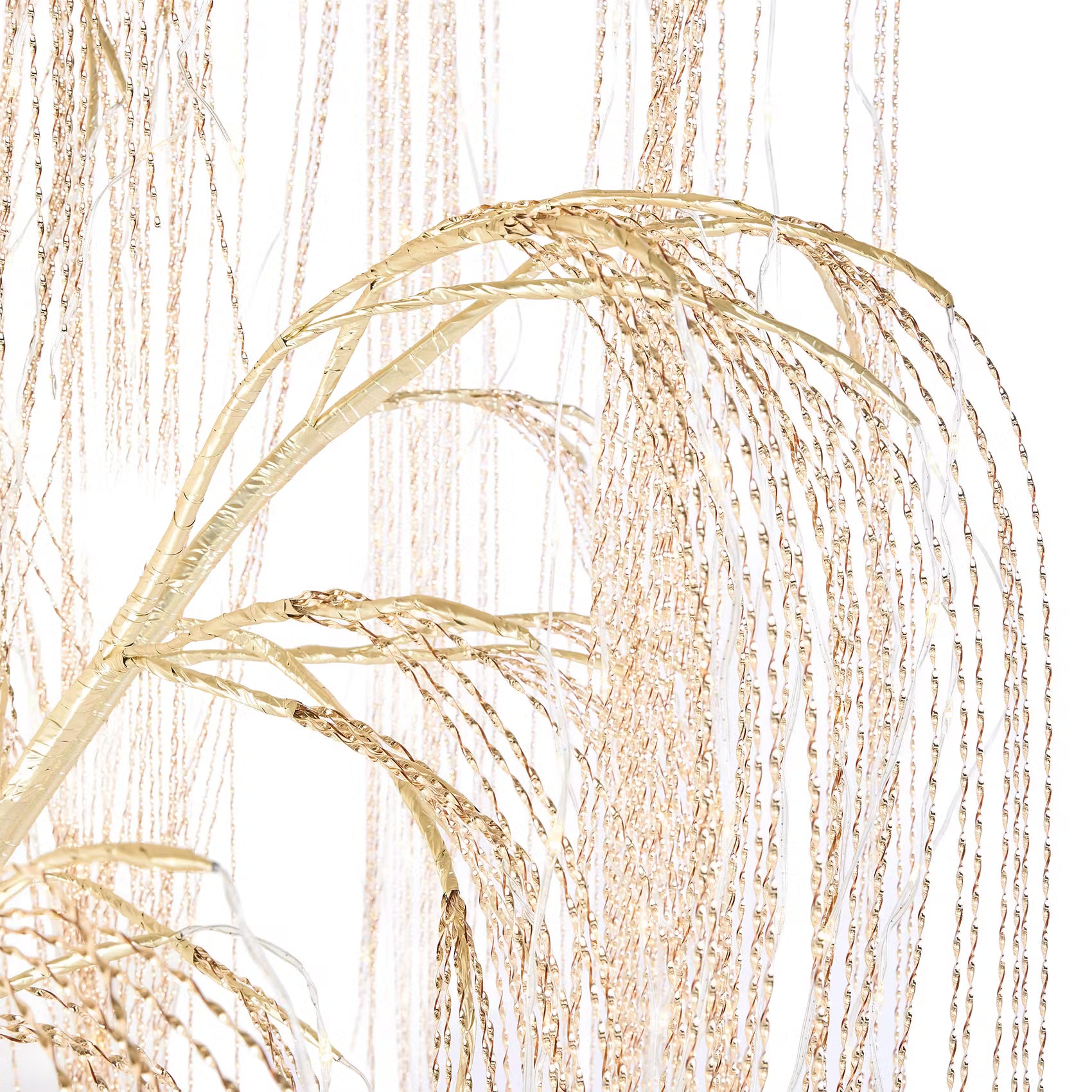 WILLOW TREE LED Deko-Baum - Eisen/Kupfer/PVC - Gold