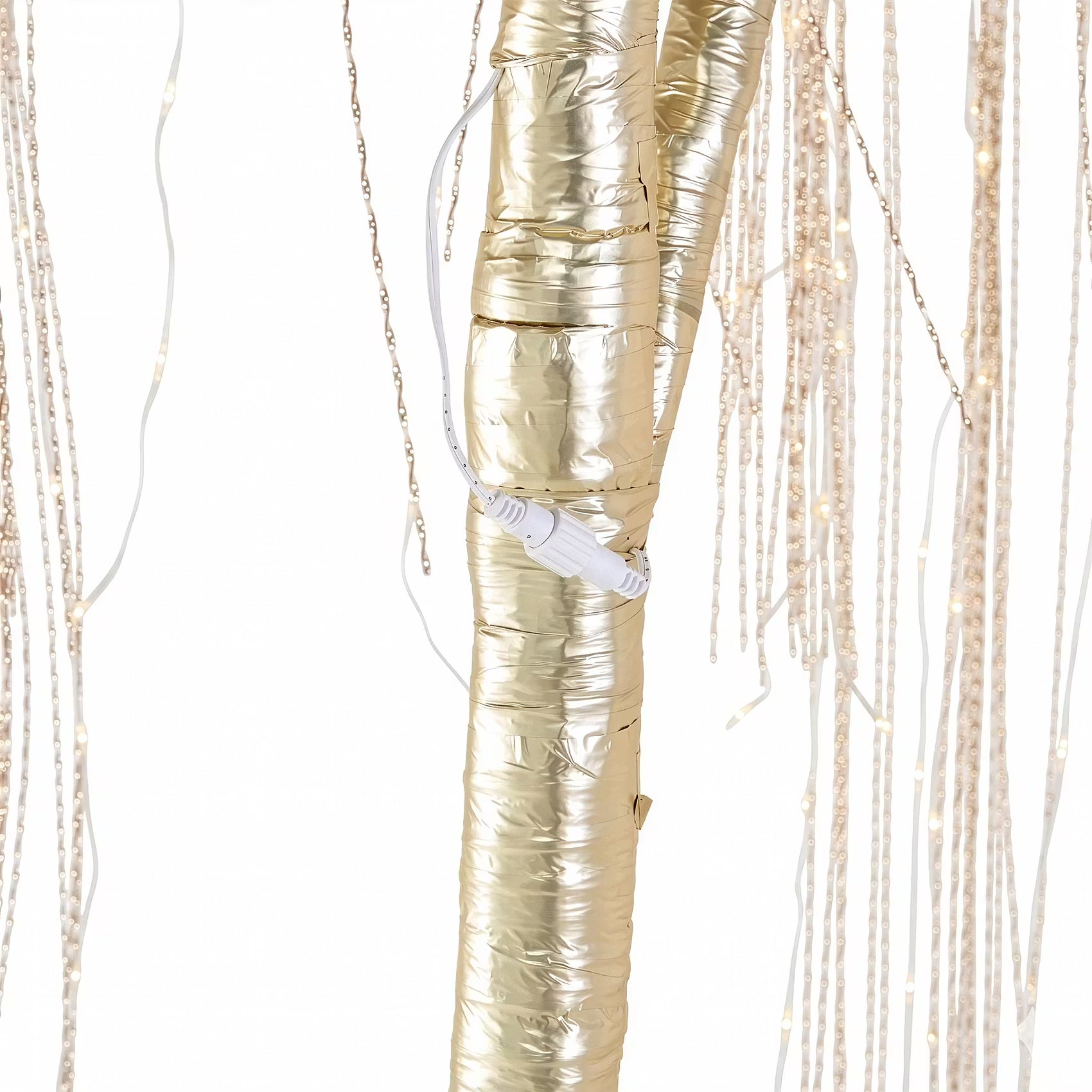 WILLOW TREE LED Deko-Baum - Eisen/Kupfer/PVC - Gold