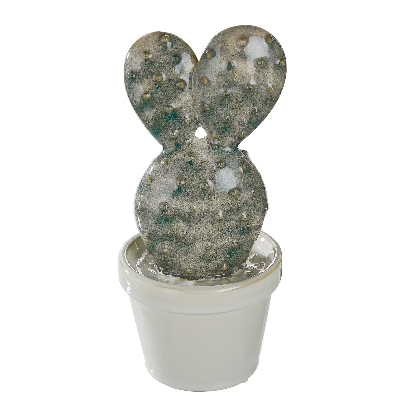 CACTUS Deko-Kaktus - Steinzeug - Grün