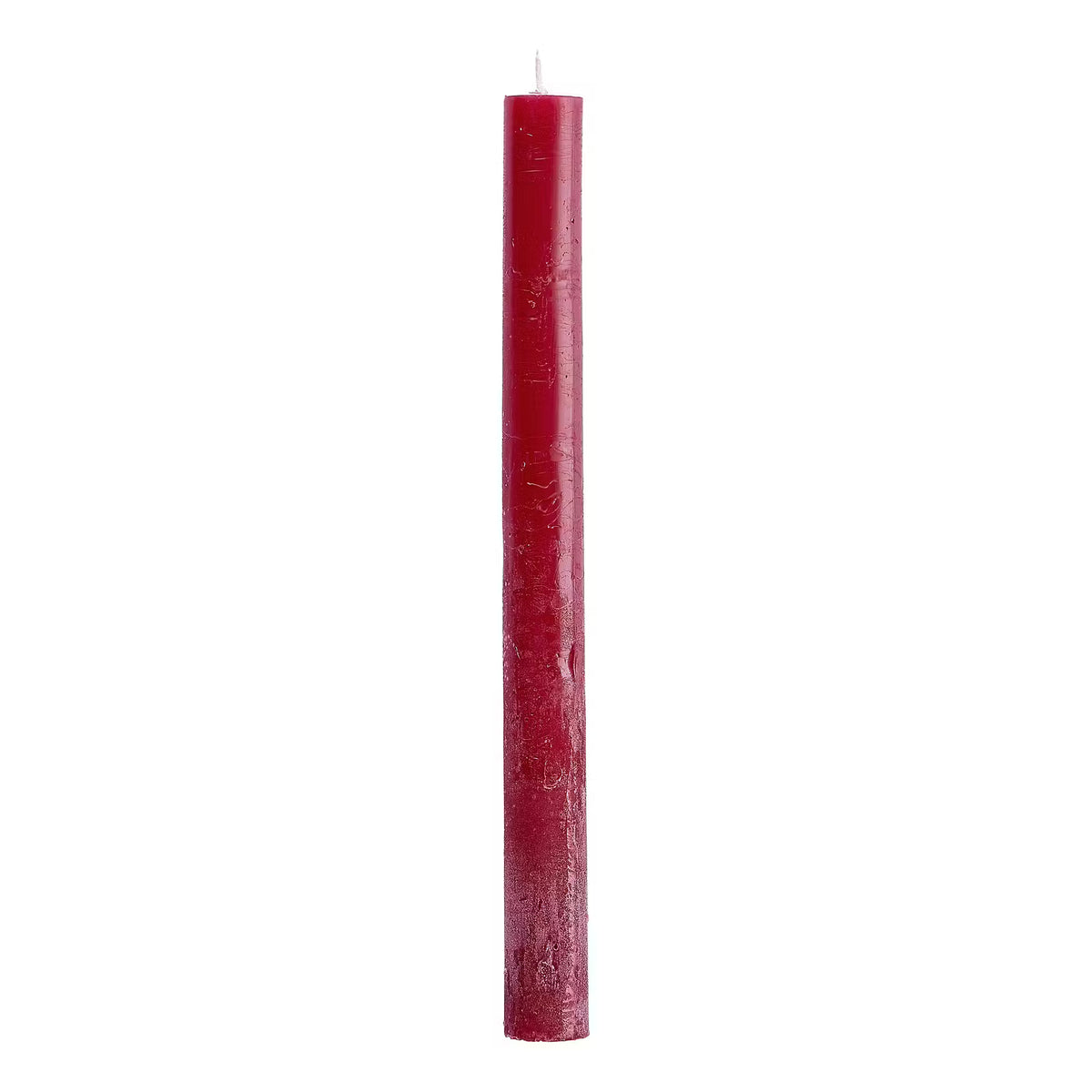 RUSTIC Stabkerzen 8er-Set - Paraffin - Bordeaux