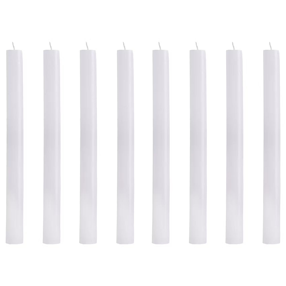 RUSTIC Stabkerzen 8er-Set - Paraffin - Ivory