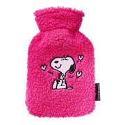 PEANUTS Mini-Wärmflasche Snoopy Amore - Polyester/Naturkautschuk - Pink