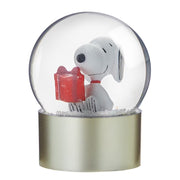 PEANUTS Mini-Schneekugel Snoopy - Klarglas/Polyresin/Wasser - Transparent