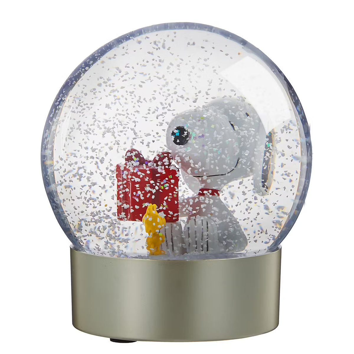 PEANUTS Schneekugel Snoopy Geschenk - Klarglas/Polyresin/Wasser - Transparent