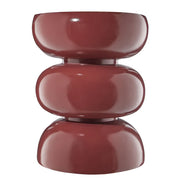 PIECES Hocker - MGO - Rotbraun