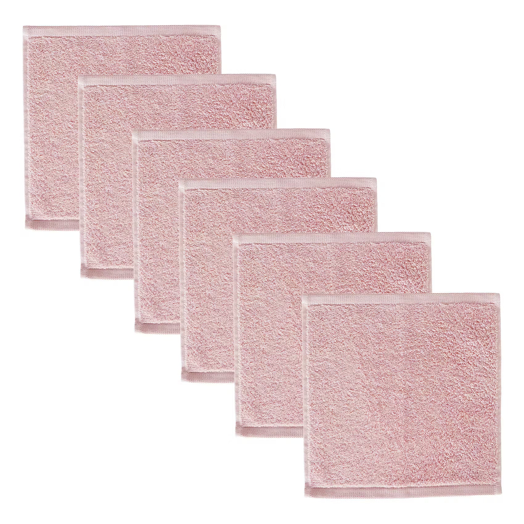 FABULOUS Gästehandtuch 6er-Set - Baumwolle - Rosa