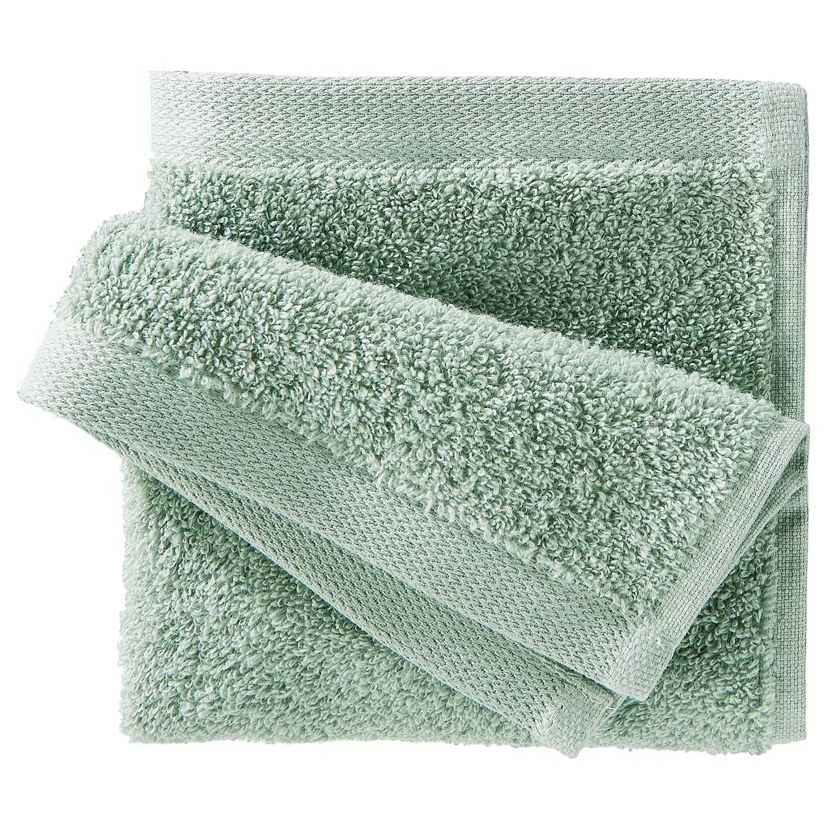 FABULOUS Gästehandtuch 6er-Set - Baumwolle - Salbei