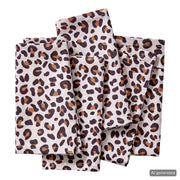 VEGAS STRIP Serviette 4er-Set - Baumwolle - Beige/Schwarz