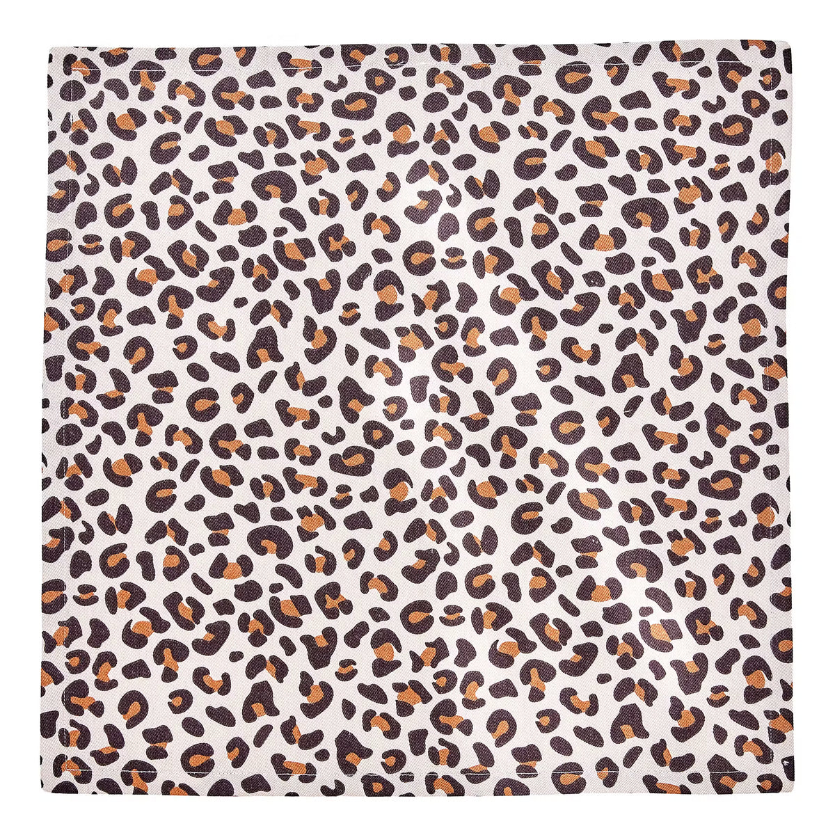 VEGAS STRIP Serviette 4er-Set - Baumwolle - Beige/Schwarz