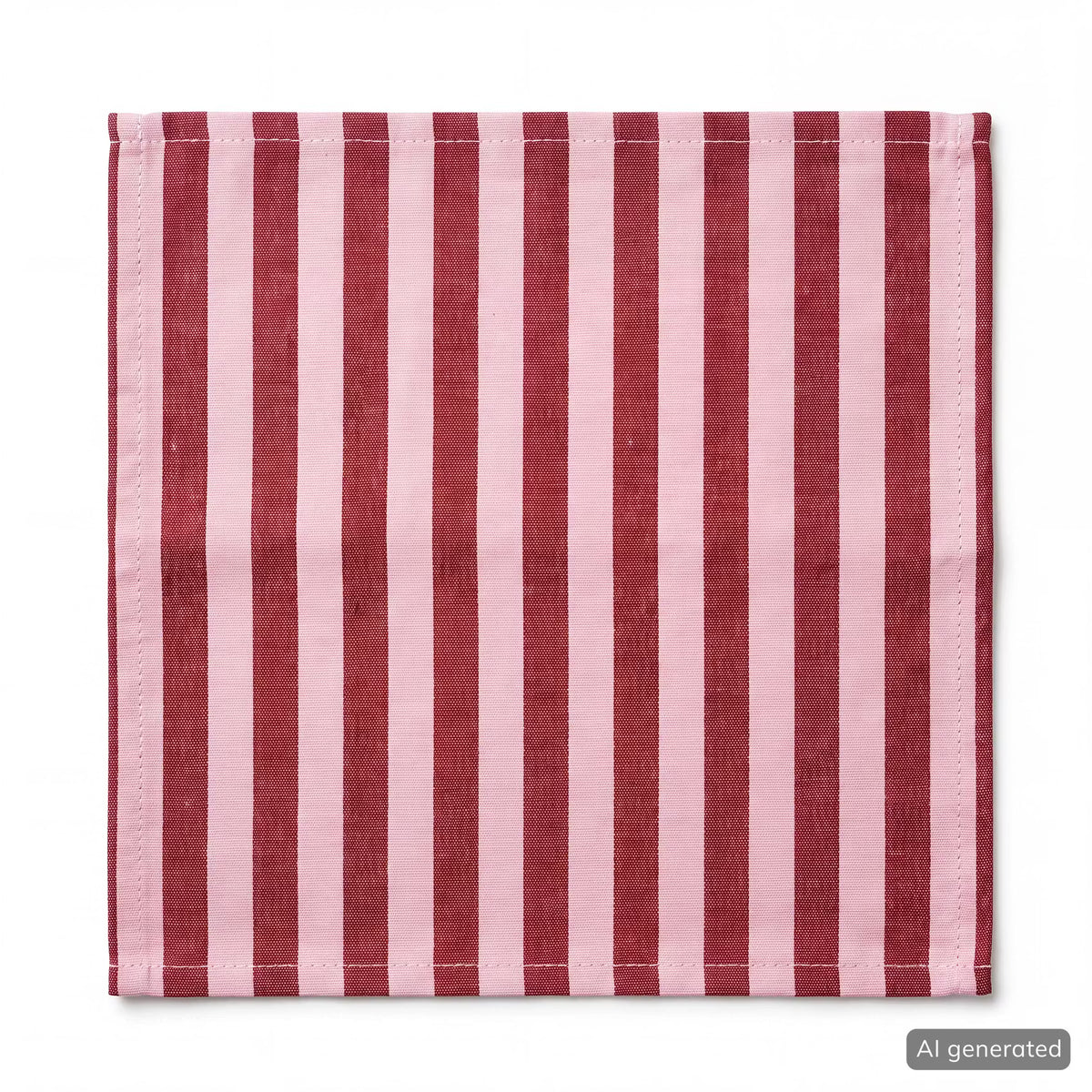 VEGAS STRIP Serviette 4er-Set - Baumwolle - Rosa/Rot
