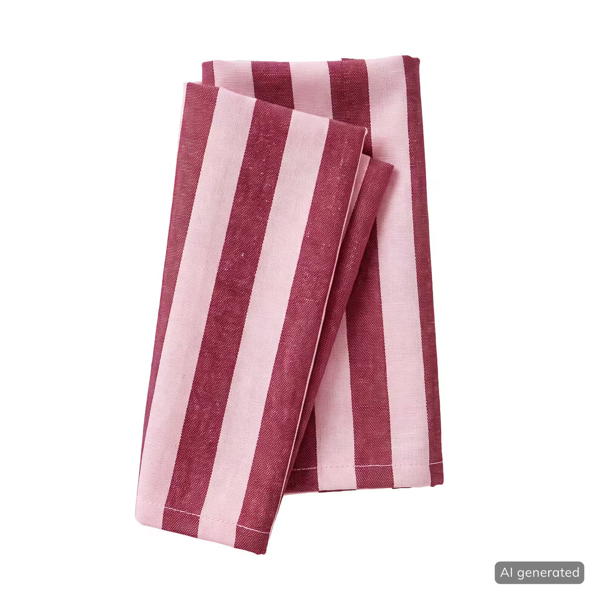 VEGAS STRIP Serviette 4er-Set - Baumwolle - Rosa/Rot