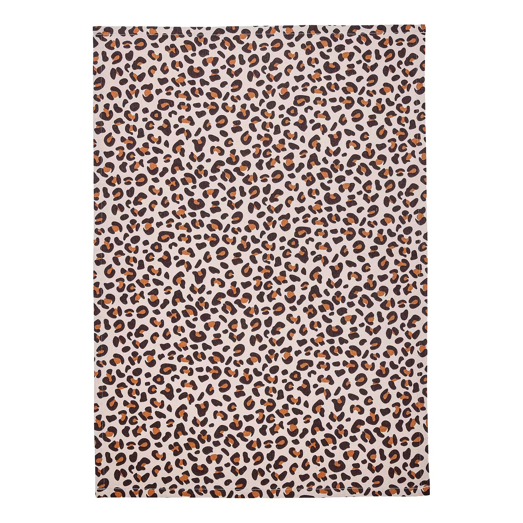 VEGAS STRIP Küchentuch Leo 2er-Set - Baumwolle - Schwarz/Beige