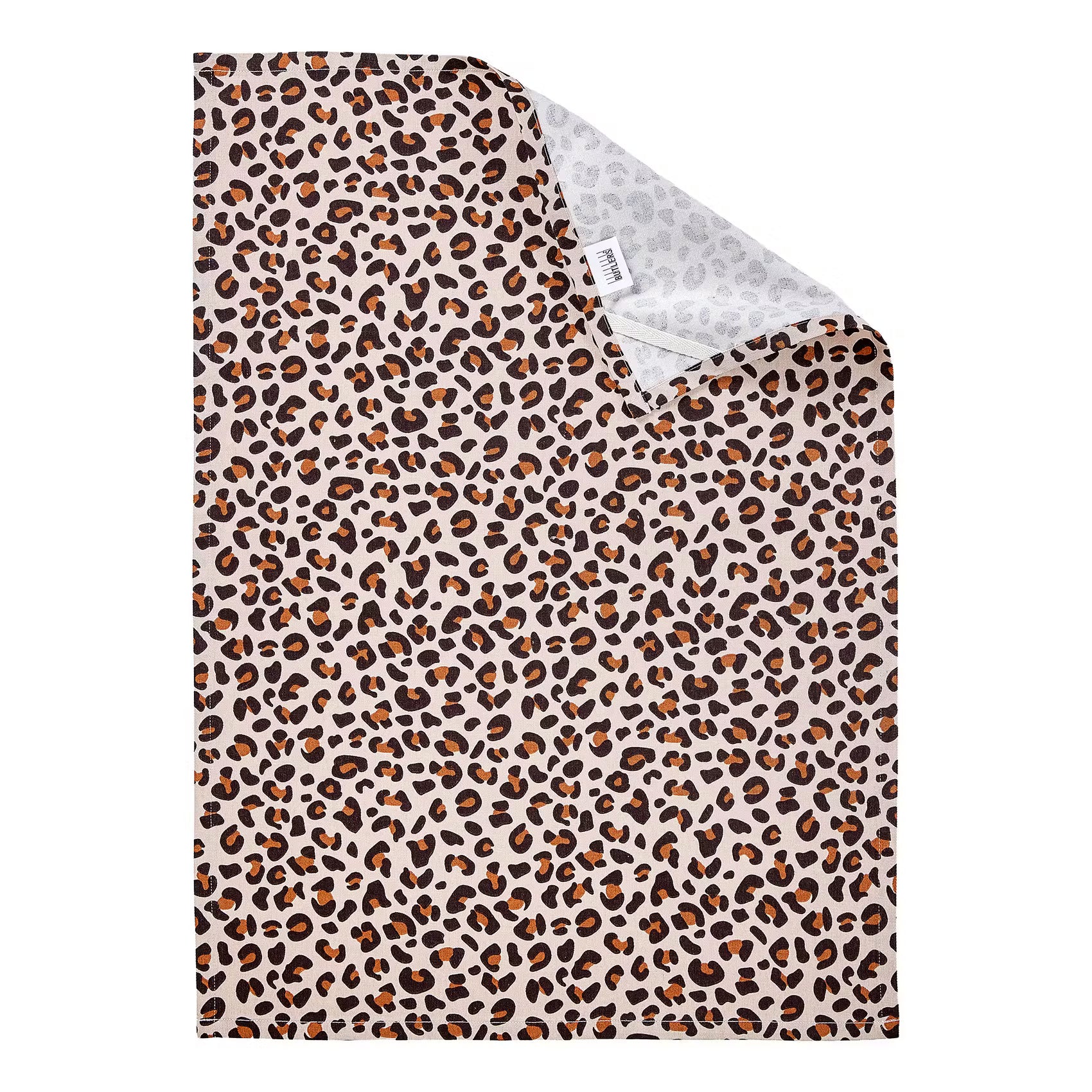VEGAS STRIP Küchentuch Leo 2er-Set - Baumwolle - Schwarz/Beige
