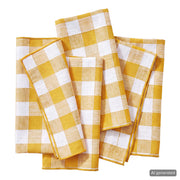 MEDLEY Serviette 4er-Set - Baumwolle - Gelb