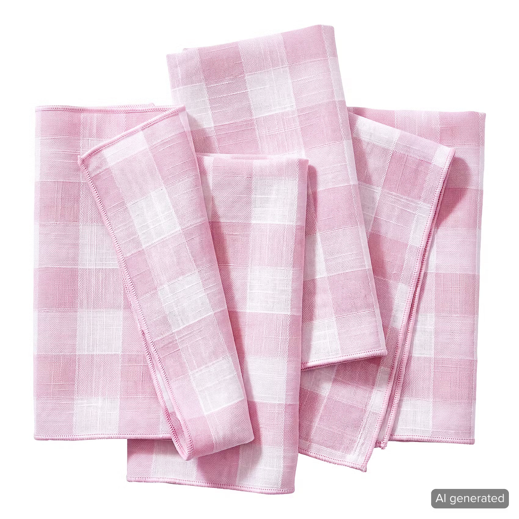 MEDLEY Serviette 4er-Set - Baumwolle - Rosa