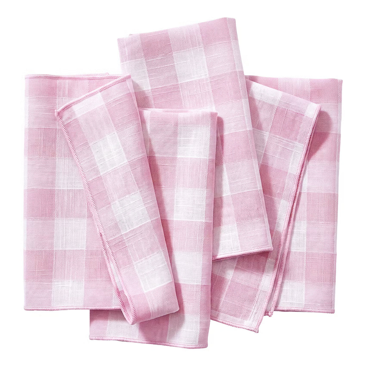 MEDLEY Serviette 4er-Set - Baumwolle - Rosa - Rosa