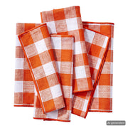 MEDLEY Serviette 4er-Set - Baumwolle - Orange