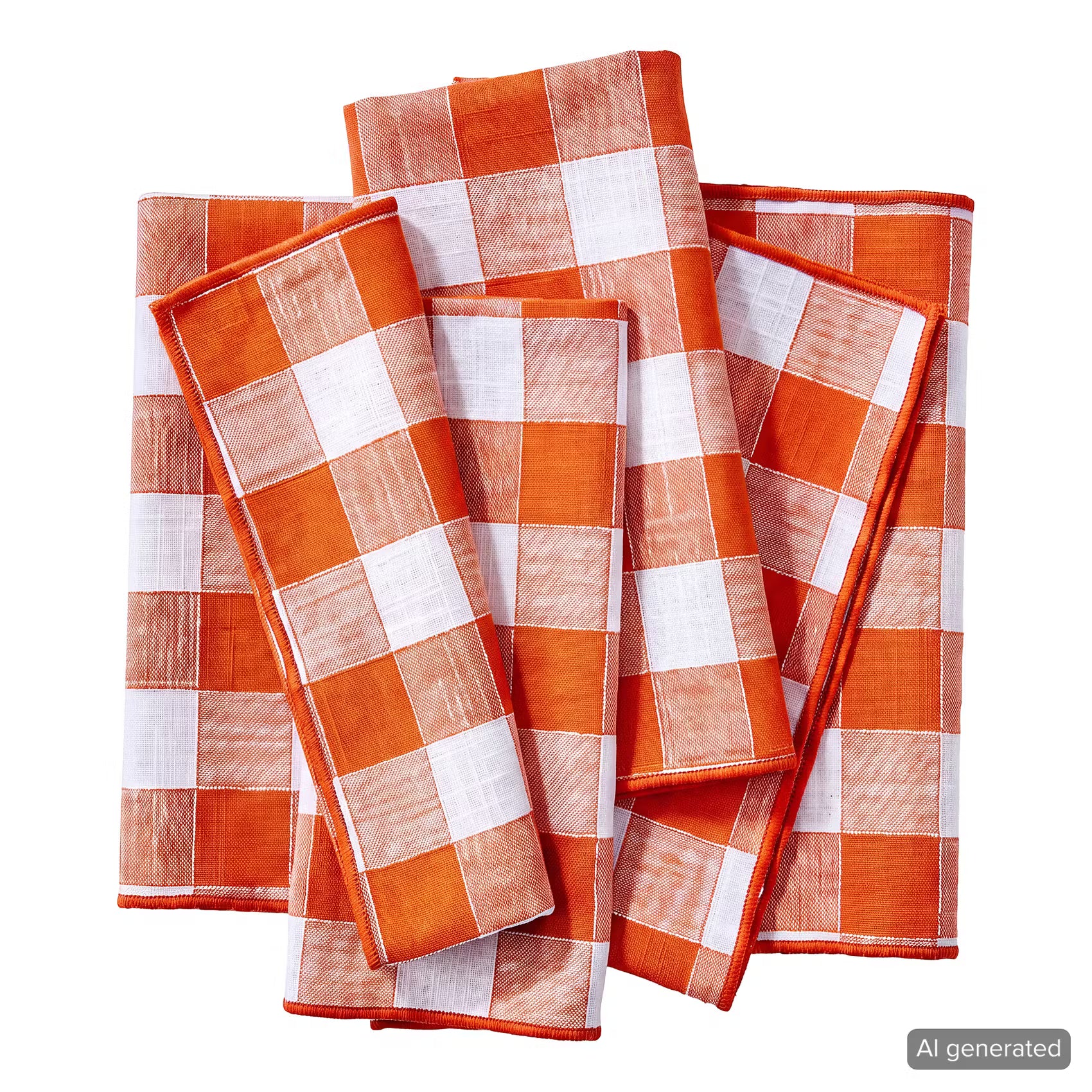 MEDLEY Serviette 4er-Set - Baumwolle - Orange