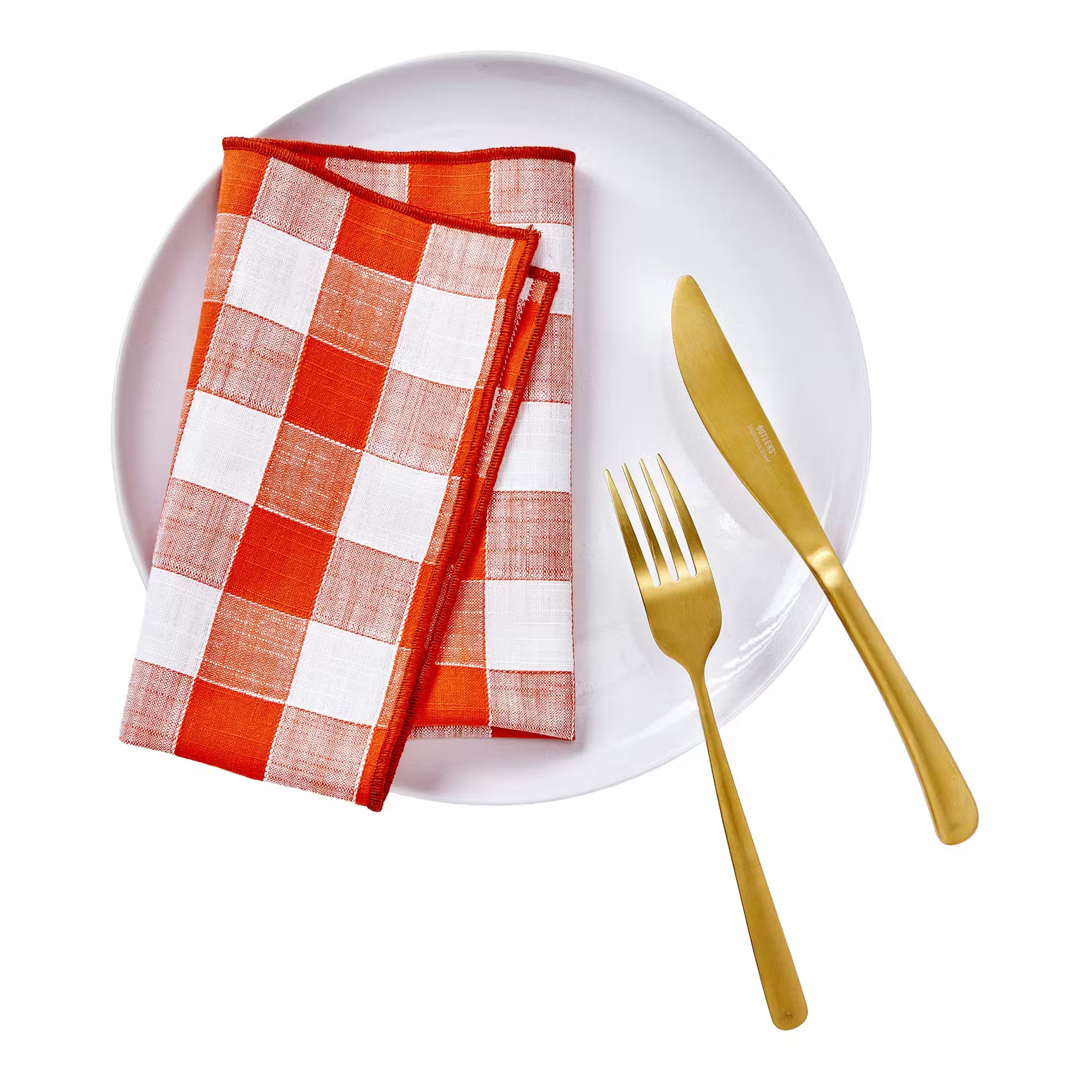 MEDLEY Serviette 4er-Set - Baumwolle - Orange