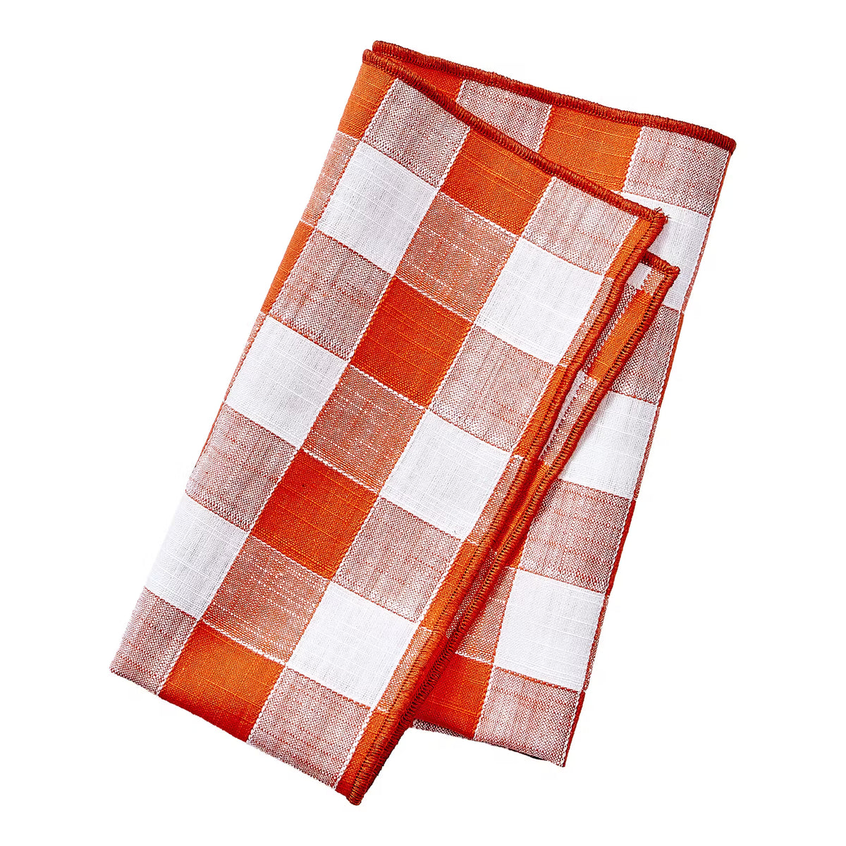 MEDLEY Serviette 4er-Set - Baumwolle - Orange - Orange