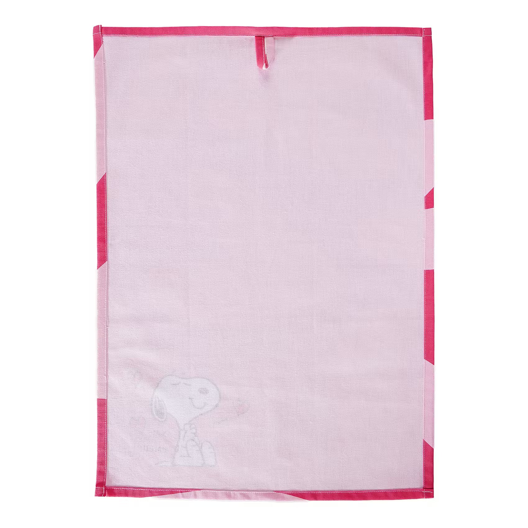PEANUTS Geschirrtuch 4er-Set Herzen - Baumwolle - Rot/Pink