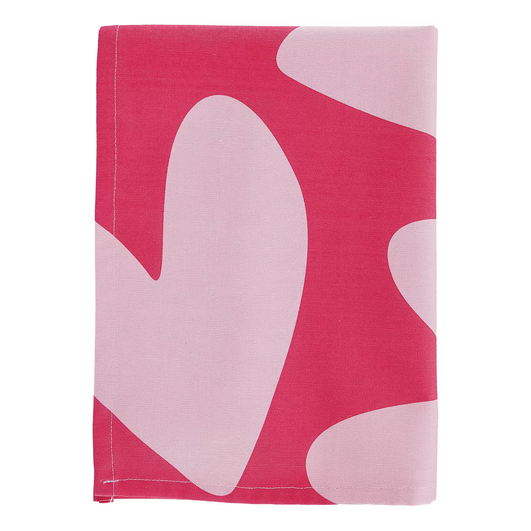 PEANUTS Geschirrtuch 4er-Set Herzen - Baumwolle - Rot/Pink