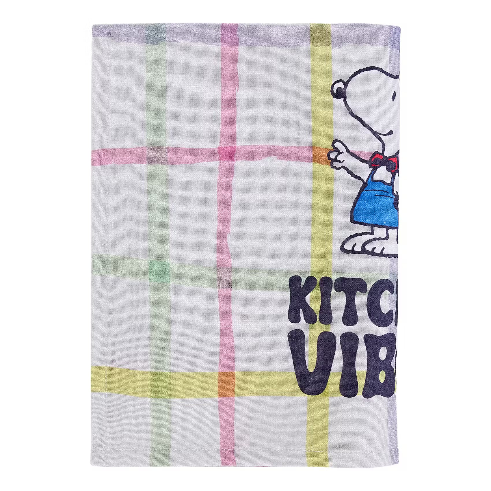 PEANUTS Geschirrtuch 4er-Set Kitchen Vibes - Baumwolle - Bunt