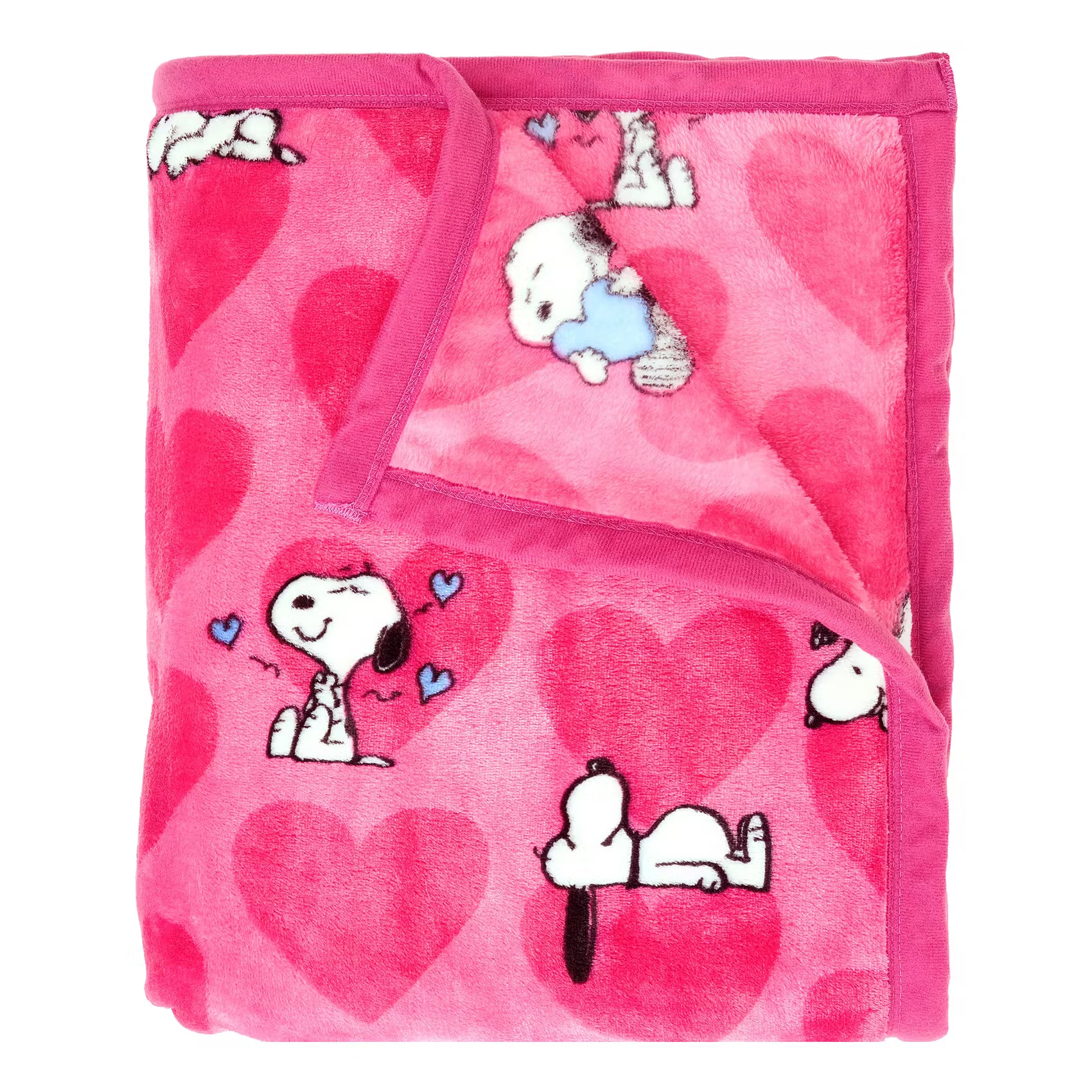 PEANUTS Fleecedecke Amore - Polyester - Pink