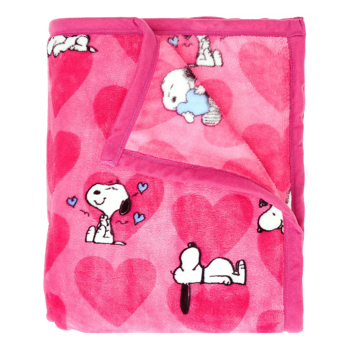 PEANUTS Fleecedecke Amore - Polyester - Pink