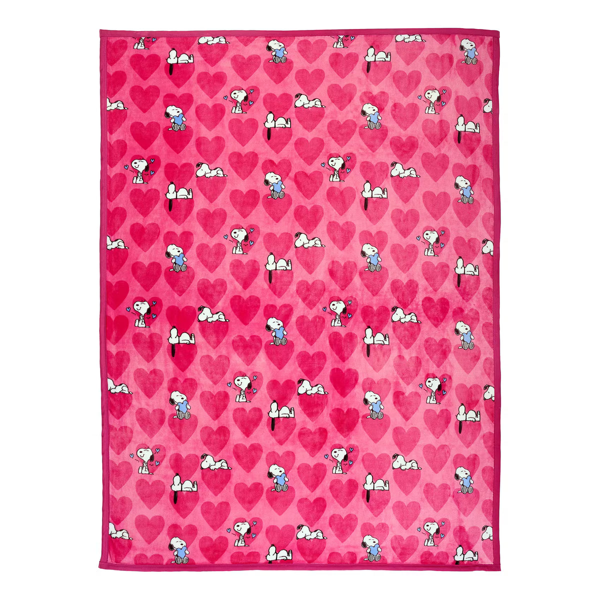 PEANUTS Fleecedecke Amore - Polyester - Pink
