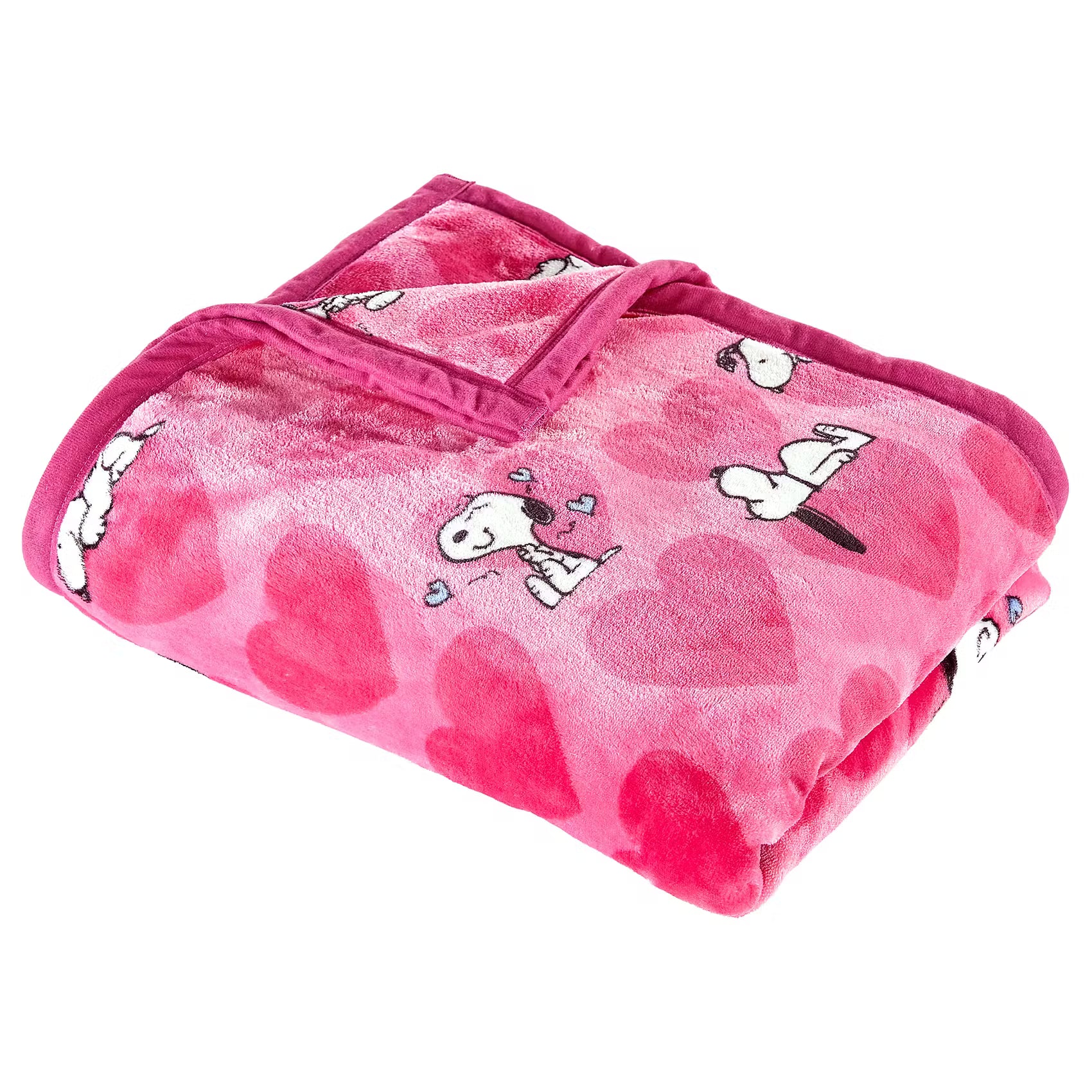 PEANUTS Fleecedecke Amore - Polyester - Pink
